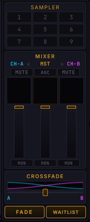 BPM-Studio Pro Mixer-Sektion